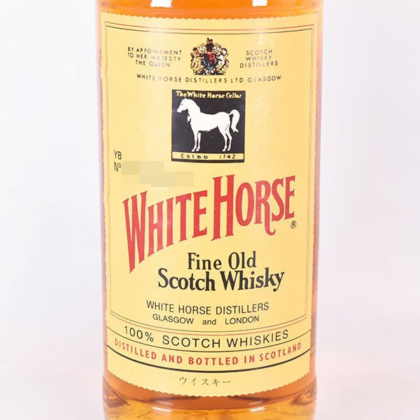 1円～★ホワイトホース ファインオールド 750ml 43% スコッチウイスキー WHITE HORSE FINE OLD C310166の画像2