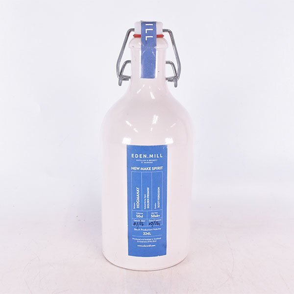 ★エデンミル ゴールデンプロミス ニューメイク スピリット 陶器ボトル 500ml/1,221g 50% スコッチウイスキー EDEN MILL C310107_画像1