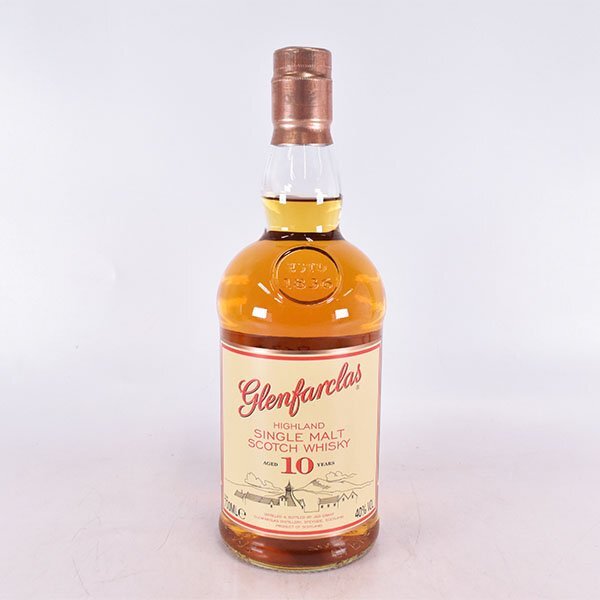 1円～★グレンファークラス 10年 ＊箱付 700ml 40% スペイサイド GLENFARCLAS C310205の画像2