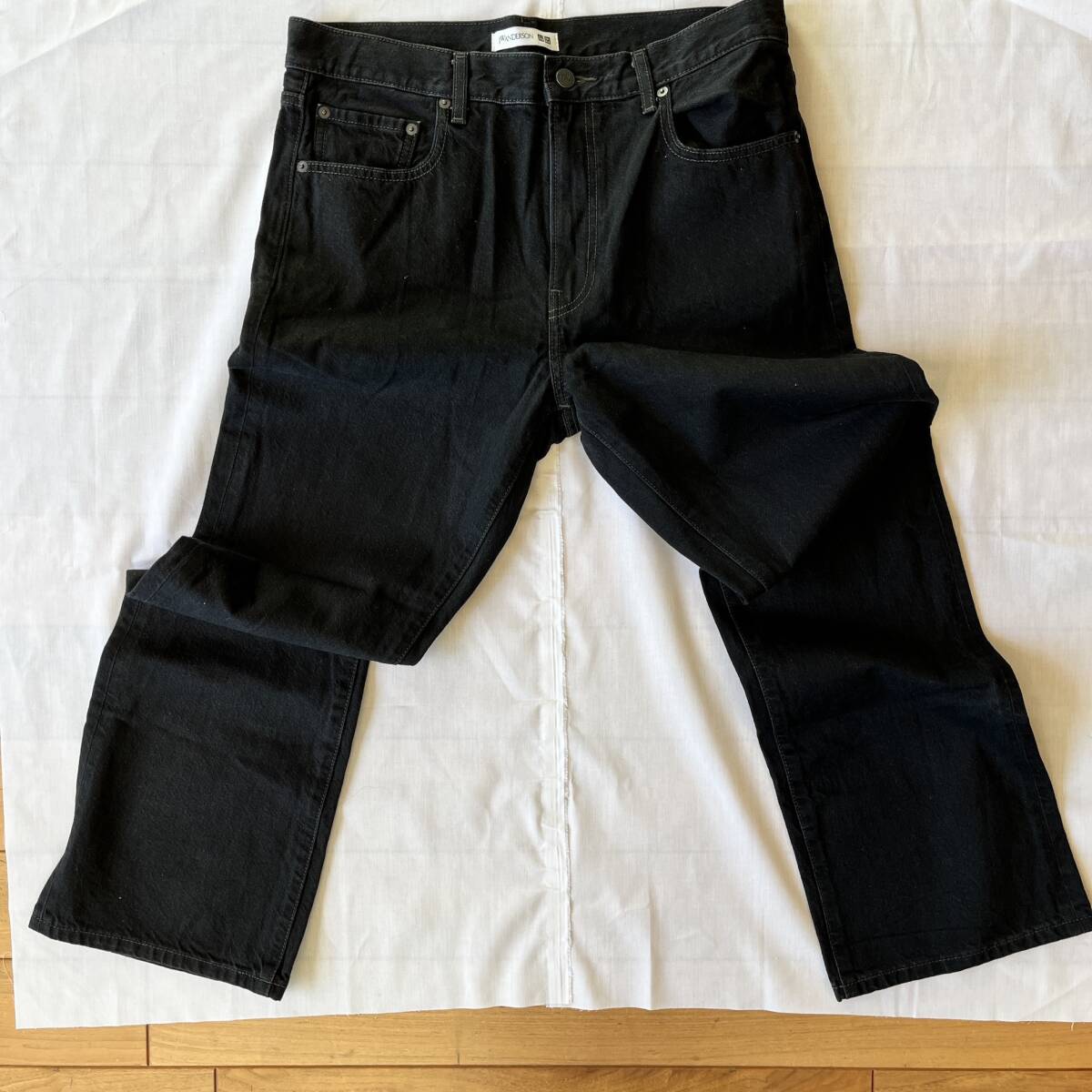 【中古】ユニクロ　JW　ANDERSON　シューカットジーンズ　サイズ：3３　色：08 DARK GRAY_画像1