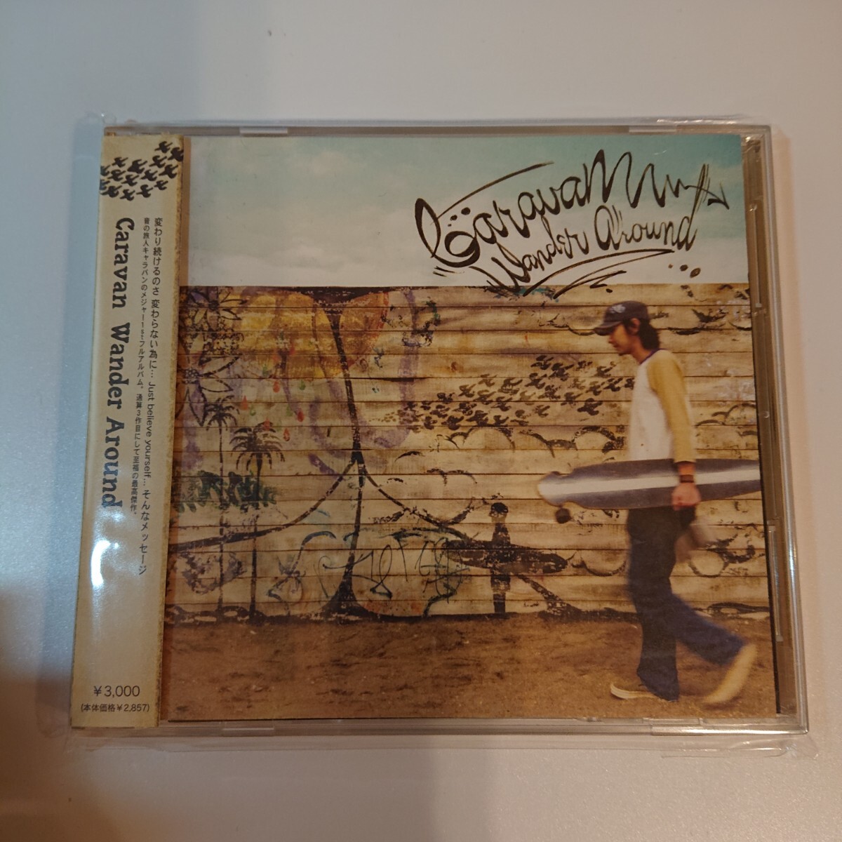 【CD+DVD】CARAVAN／WANDER AROUND［心地良いアコギサウンドと叙情的なトラック、美しく切ないメロディと歌声。Caravanのメジャー1st］_画像1