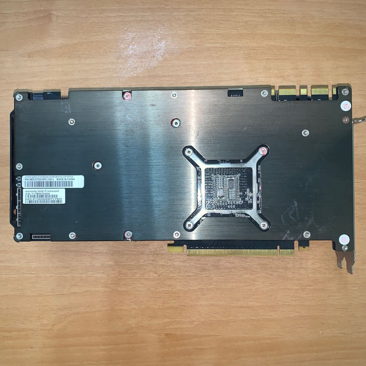 中古 GTX1070 GeForce NVIDIA Palit SUPER JETSTREAM 風8GB グラフィックボード　GPU ビデオカード⑯_画像2