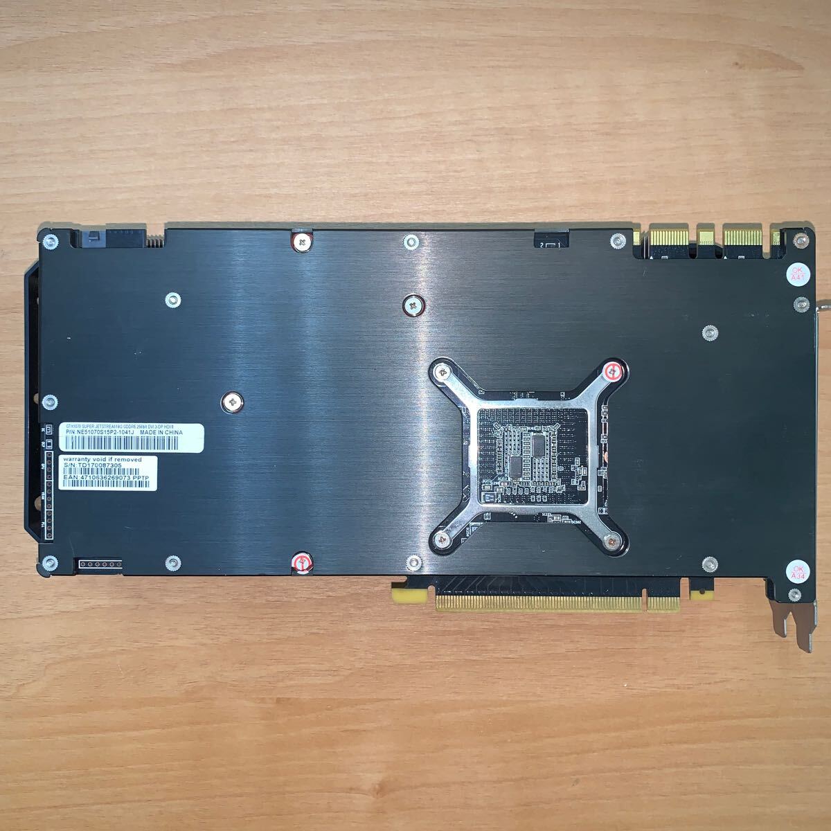 中古 GTX1070 GeForce NVIDIA Palit SUPER JETSTREAM風8GB グラフィックボード　GPU ビデオカード⑳_画像2