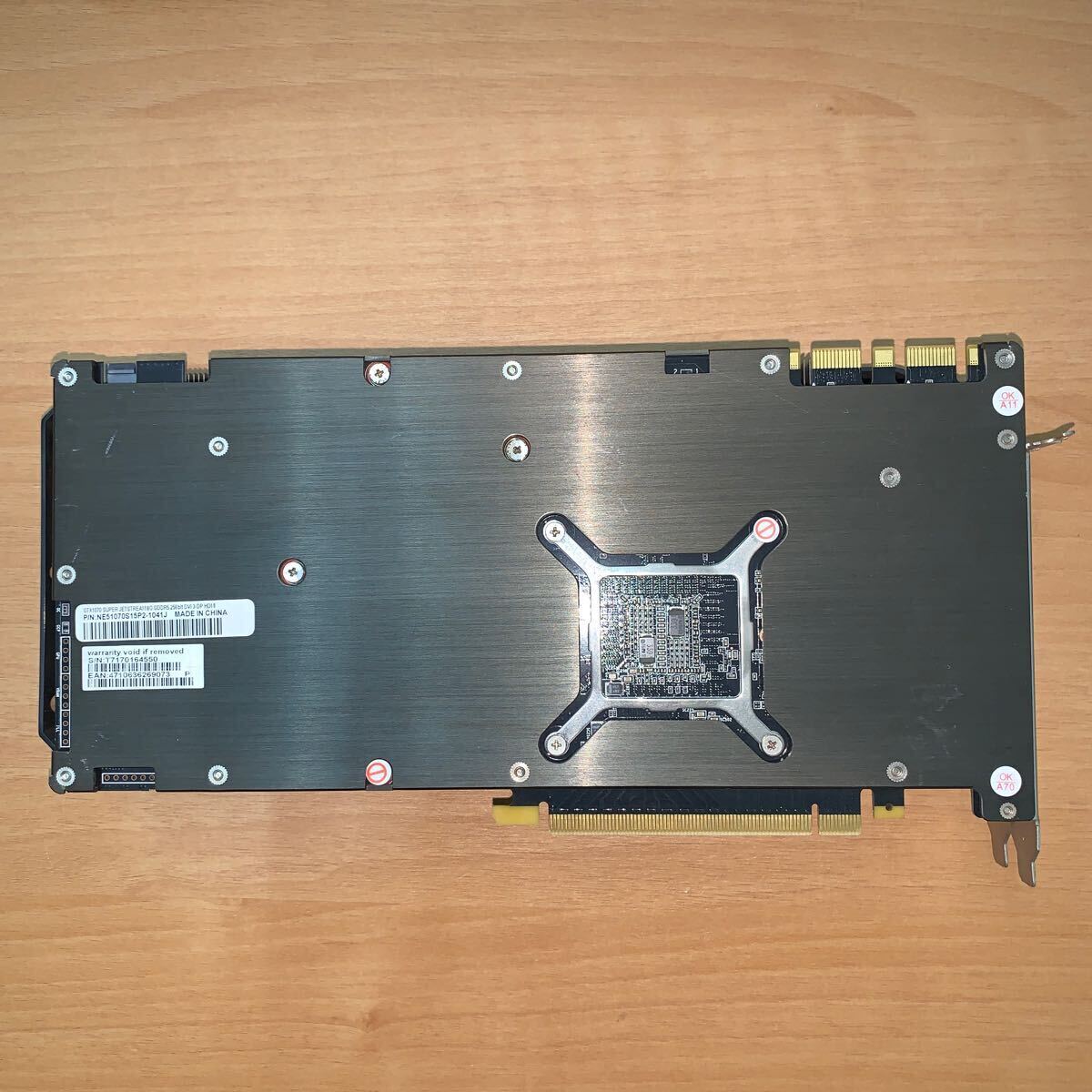中古 GTX1070 GeForce NVIDIA Palit SUPER JETSTREAM風8GB グラフィックボード　GPU ビデオカードA-③_画像2