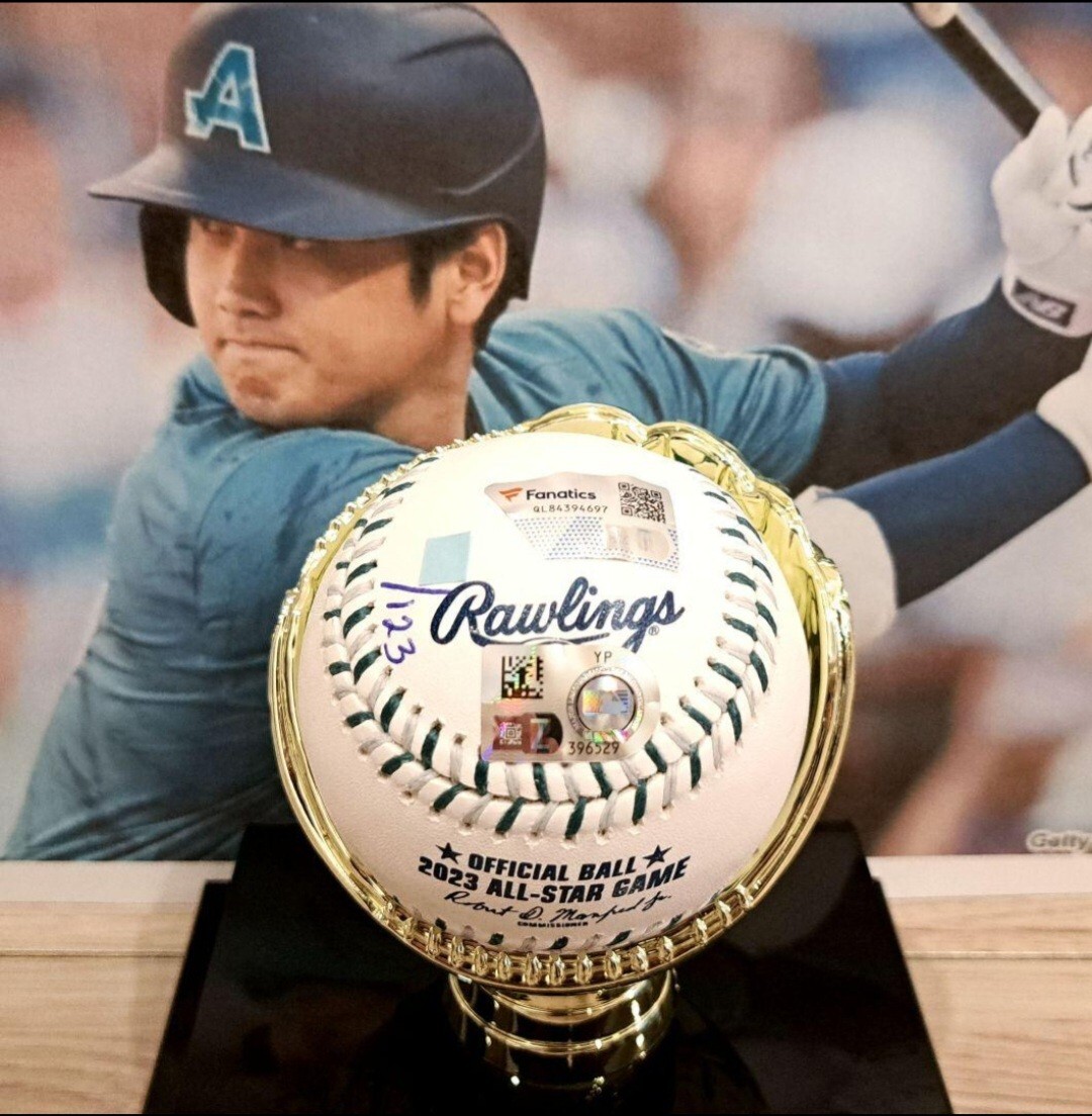 [ super-rare ] large . sho flat player 2023 MLB All-Star Game. place memory autograph autograph ball 