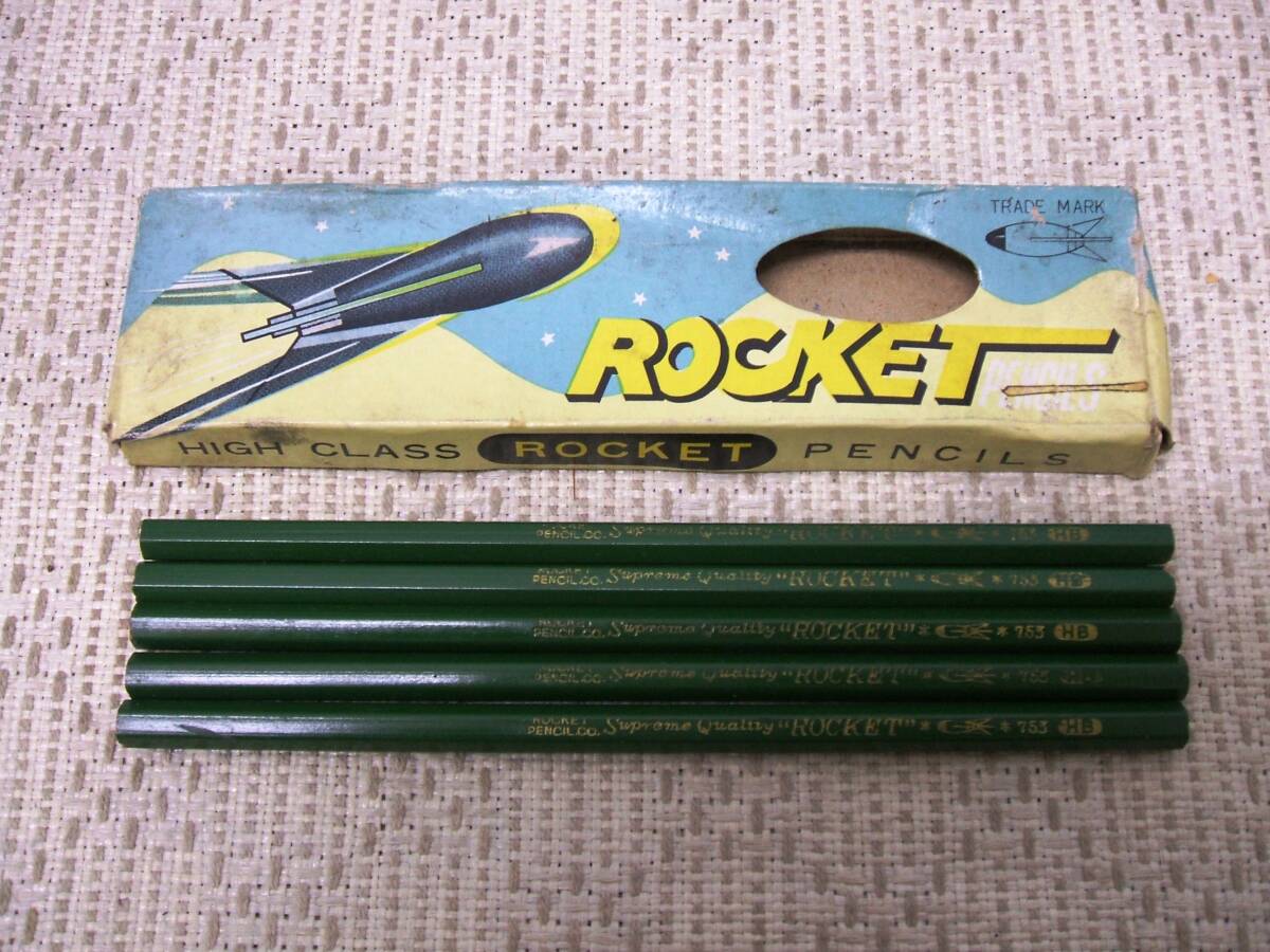 昭和レトロ　鉛筆未使用まとめて●トンボ鉛筆（24本）●ロケット鉛筆（5本）●筆記具 えんぴつ 文房具_画像3