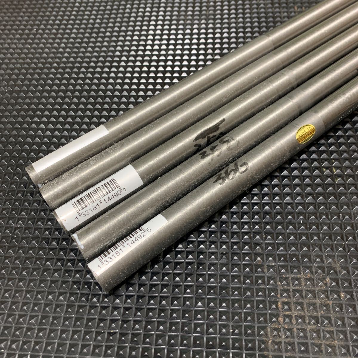 【シャフトのみ】 AEROTECH STEEL FIBER i95 Sフレックス 6-Pw 5本セット スチールファイバー アイアンシャフト_画像4