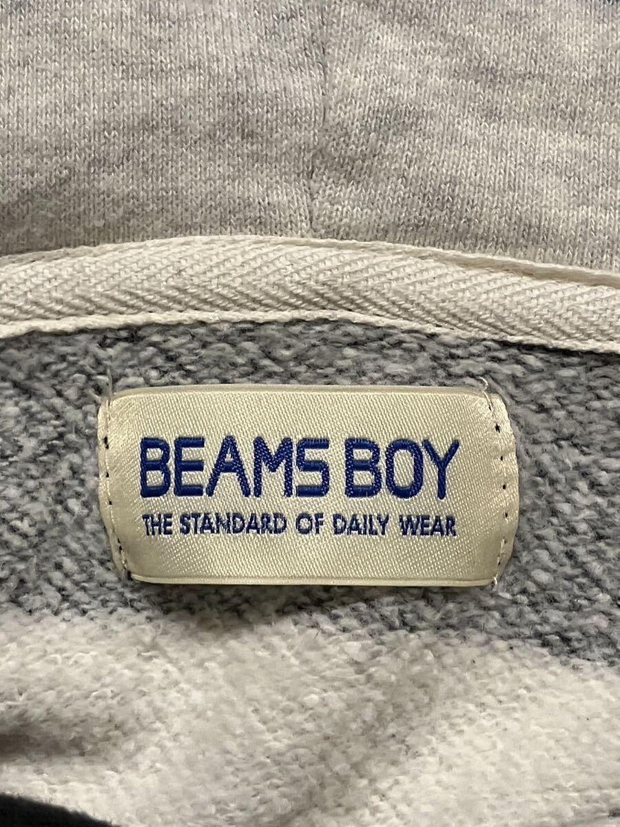 BEAMS BOY sweat Parker long sleeve border Beams Boy 