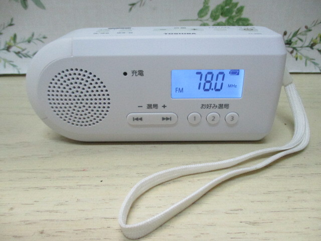TOSHIBA 東芝 防災ラジオ ワイドFM対応 TY-JKR6_画像1