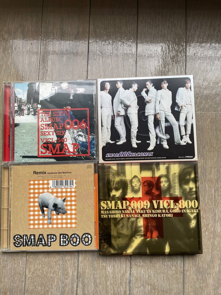 木村拓哉写真集　平成8年初版 SMAP CD 4組セット_SMAP CDセット