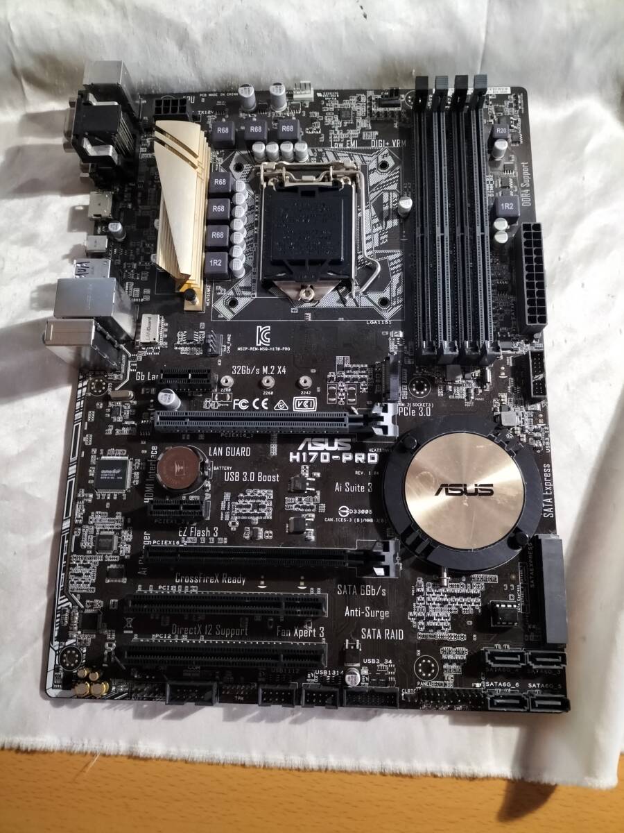 ★ ASUS H170-PRO LGA1151 H170 ATX●マザーボードの画像2