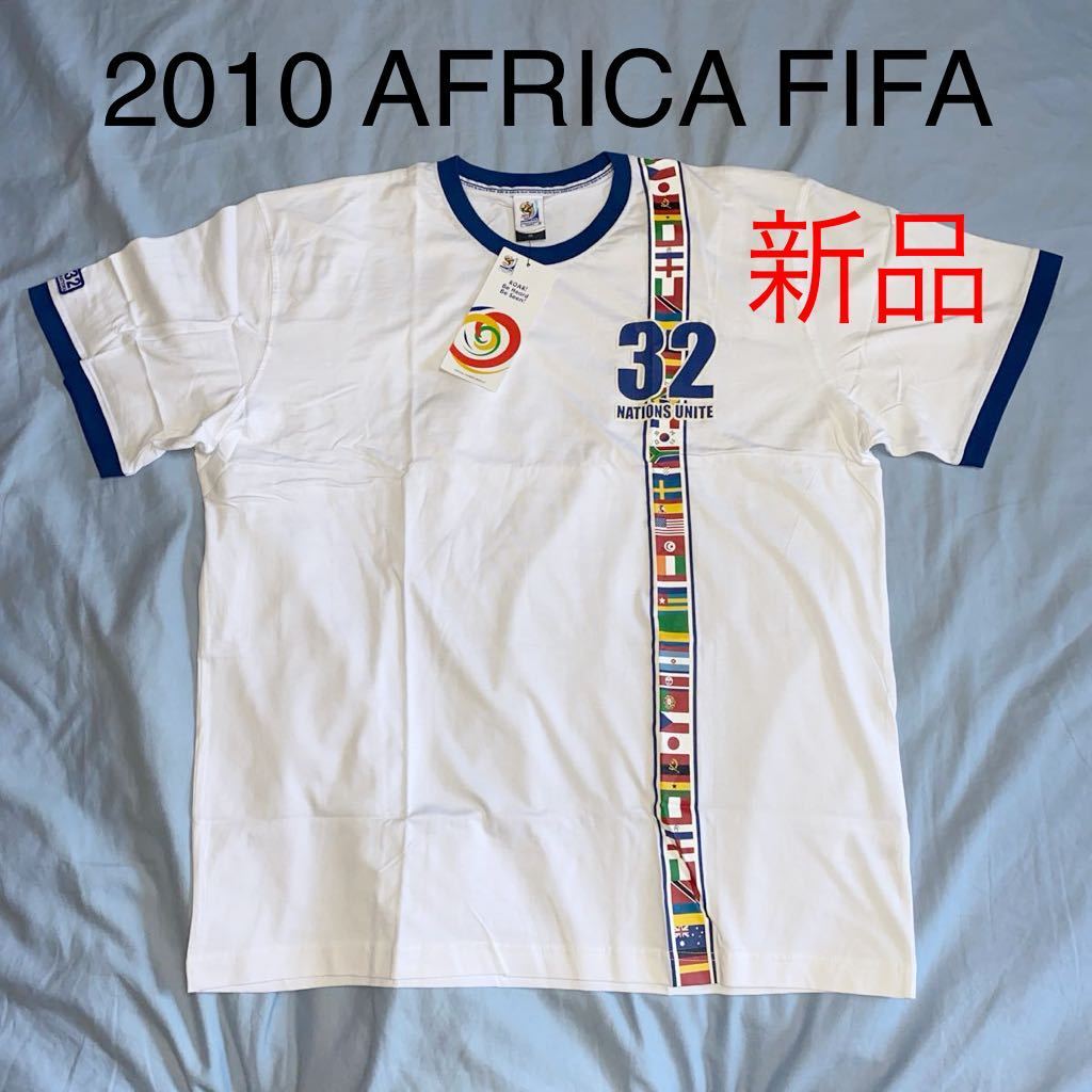 2010 AFRICA FIFA サッカー ワールドカップ 南アフリカ OFFICIAL Tシャツ WORLD CUP south AFRICA 新品の画像1