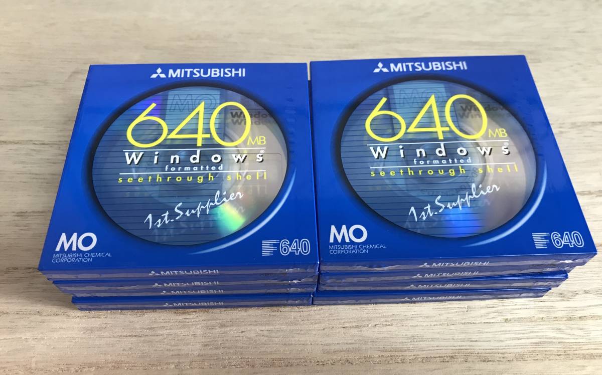 3.5 type (90mm)MO диск |8 листов ввод |640MB|KR640W20ST|MITSUBISHI| Mitsubishi | новый товар нераспечатанный 