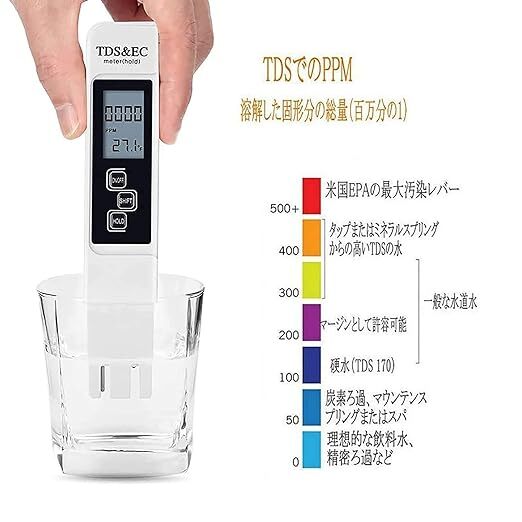 ph измерительный прибор TDS измерительный прибор EC измерительный прибор цифровой жидкокристаллический вода тест прибор для проверки качества воды измерение область 0-999ppm/cm 0~80*C температура измерение авторучка чистота фильтр 