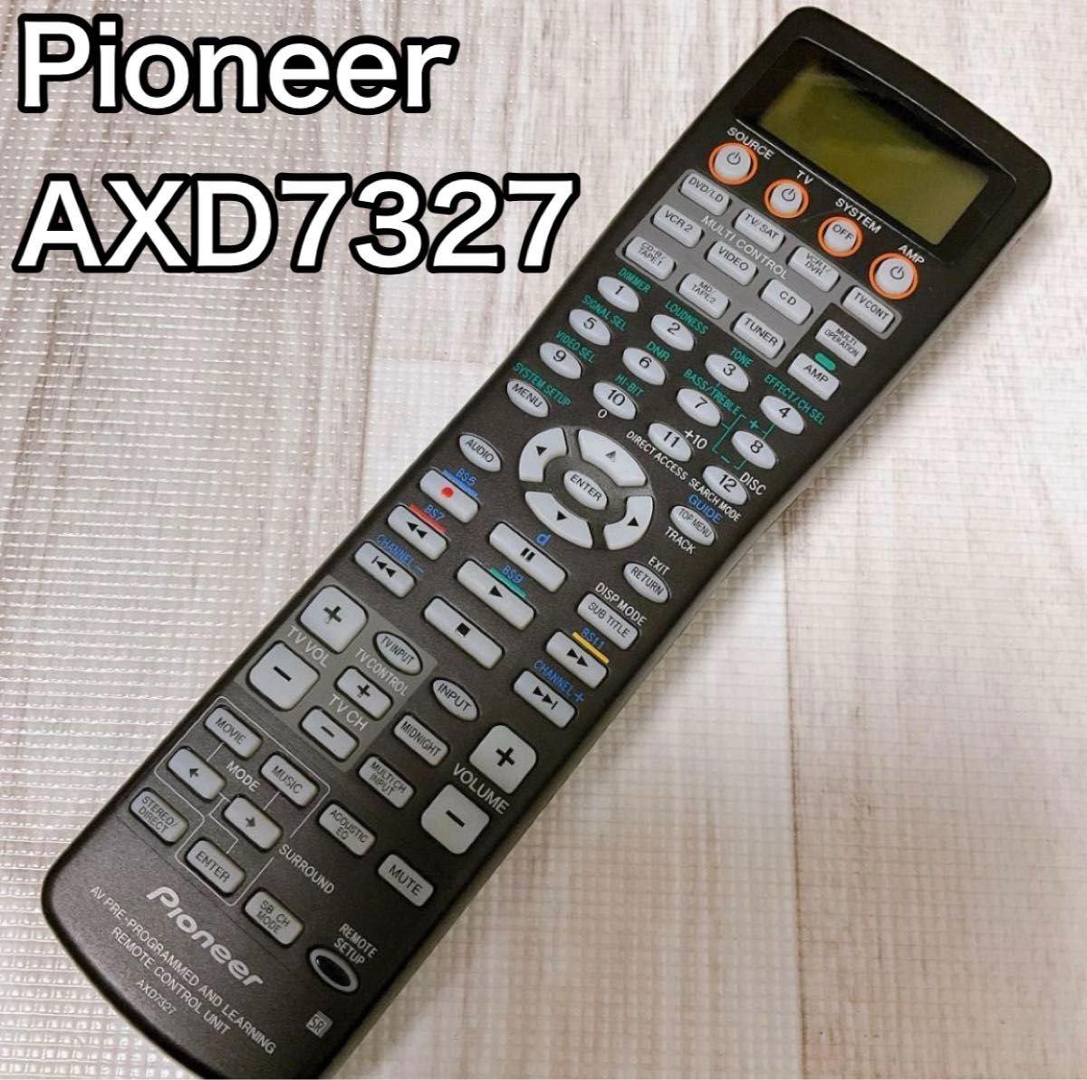 Pioneer パイオニア オーディオリモコン AXD7327