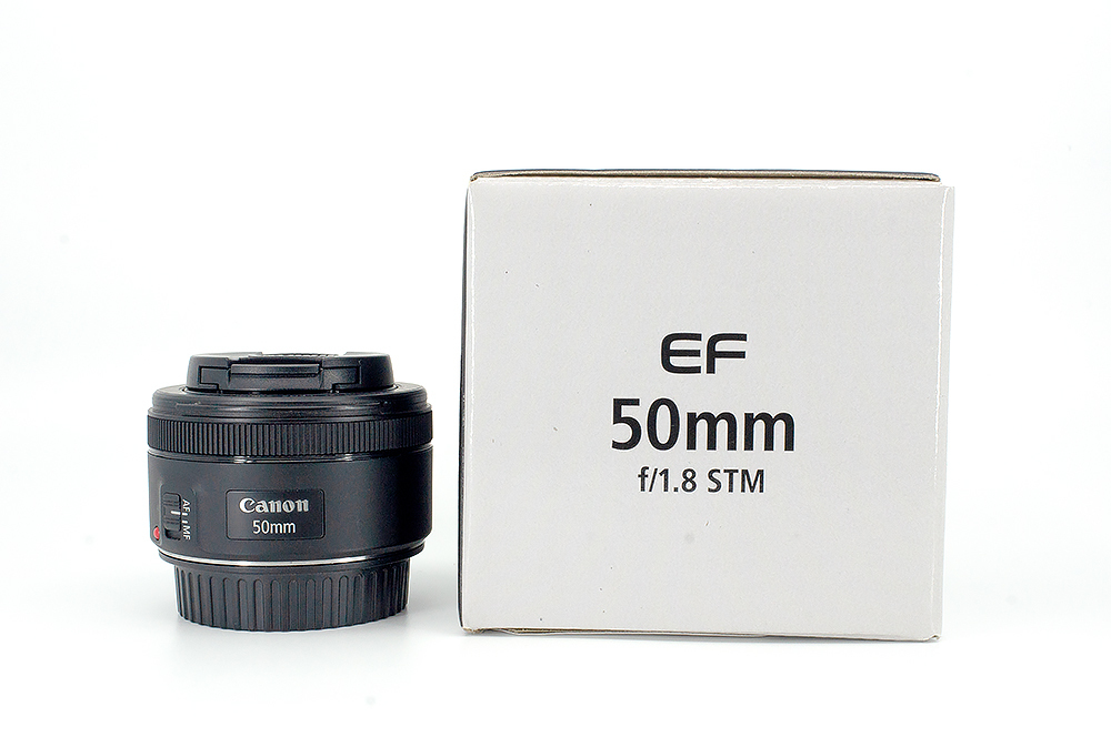 ■ Canon ■ EF 50mm F1.8 STM ●防湿庫保管品●元箱付属 【美品 送料込】_画像1