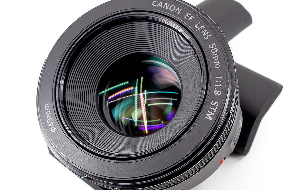 ■ Canon ■ EF 50mm F1.8 STM ●防湿庫保管品●元箱付属 【美品 送料込】_画像2