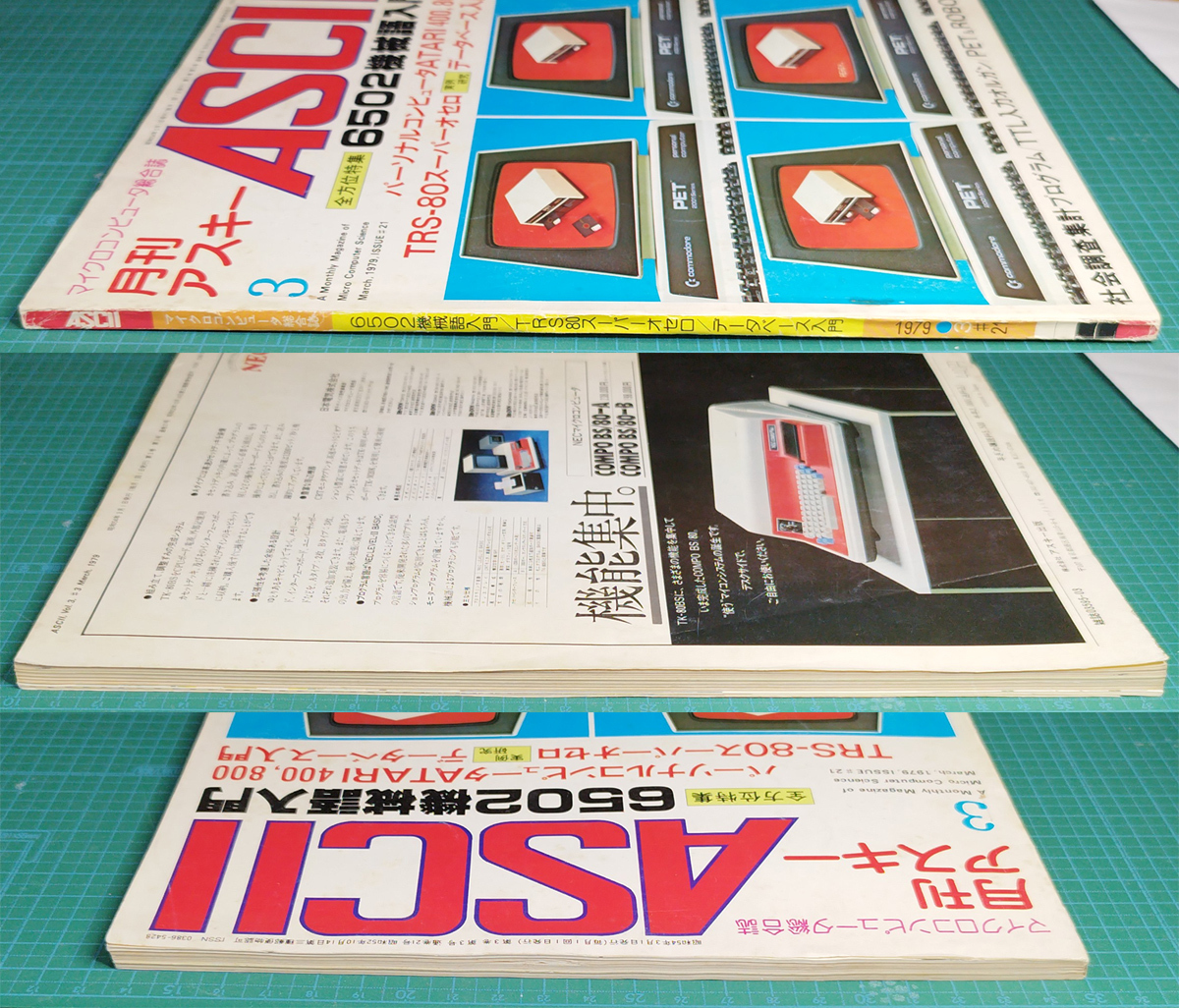 月刊アスキー ASCII 1979年3月号 / 6502機械語入門 TK-80BS TRS-80 GAME言語 / アスキー出版_画像3