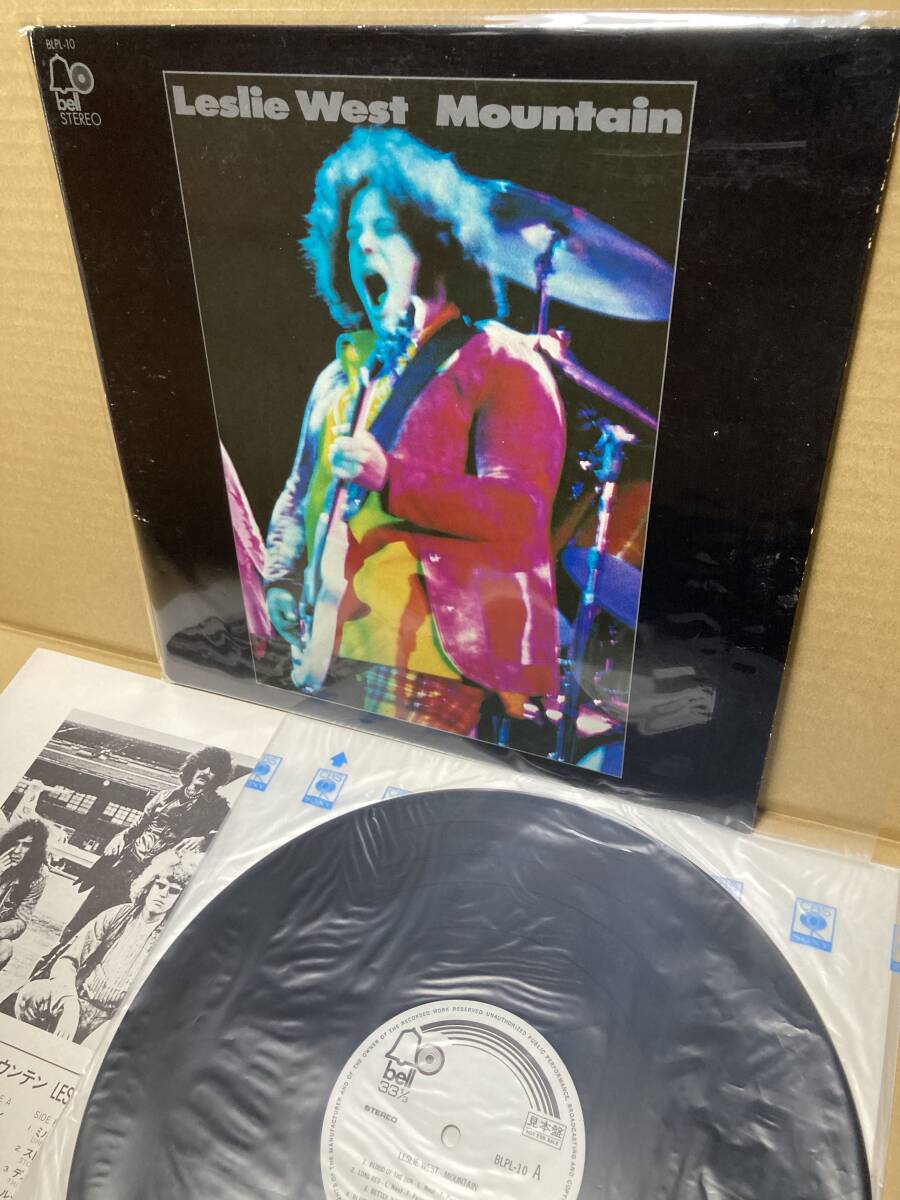 PROMO BLPL-10！美盤LP！レスリー ウエスト Leslie West / Mountain マウンテン CBS/Sony 見本盤 LONG RED HARD ROCK SAMPLE 1972 JAPAN NMの画像1