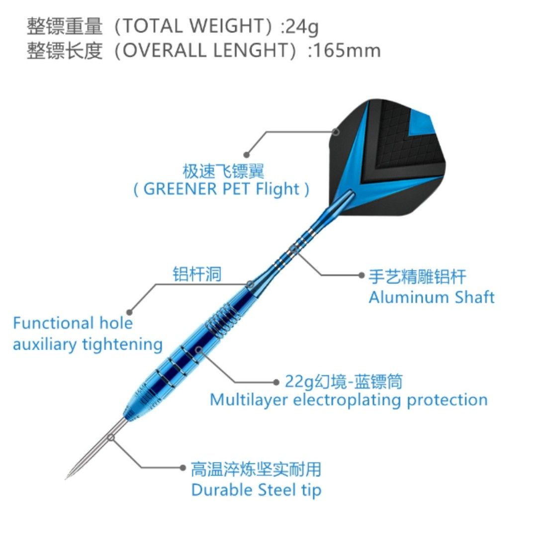 GOODARTS 初心者・初中級者向け 2BA ハードダーツ セット ダーツ GOODARTS 初心者・初中級者向け 2BA ハードダーツ セット ダーツ