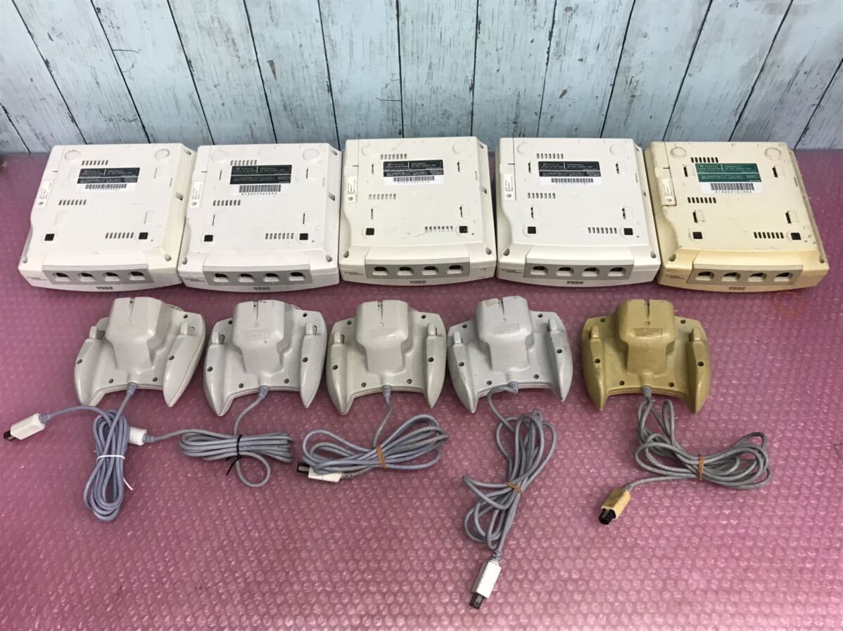 SEGA Dreamcast HKT-3000 /HKT-7700 コントローラー　本体5点/コントローラ 5点　計10点まとめ　動作未確認　中古現状品　(140s)_画像3