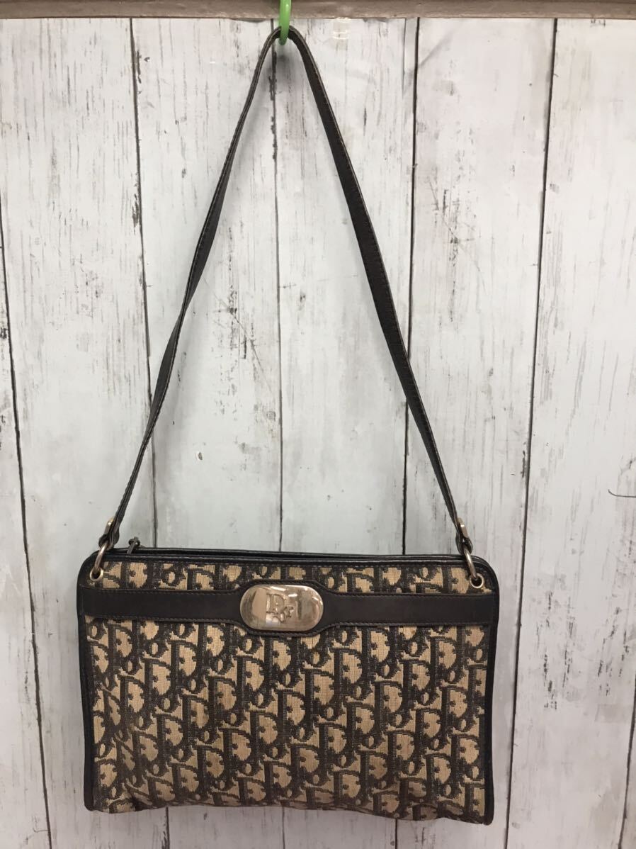 Christian Dior ディオール ショルダーバッグ サイズ約28×19.5×5cm 中古現状品　(60s)_画像1