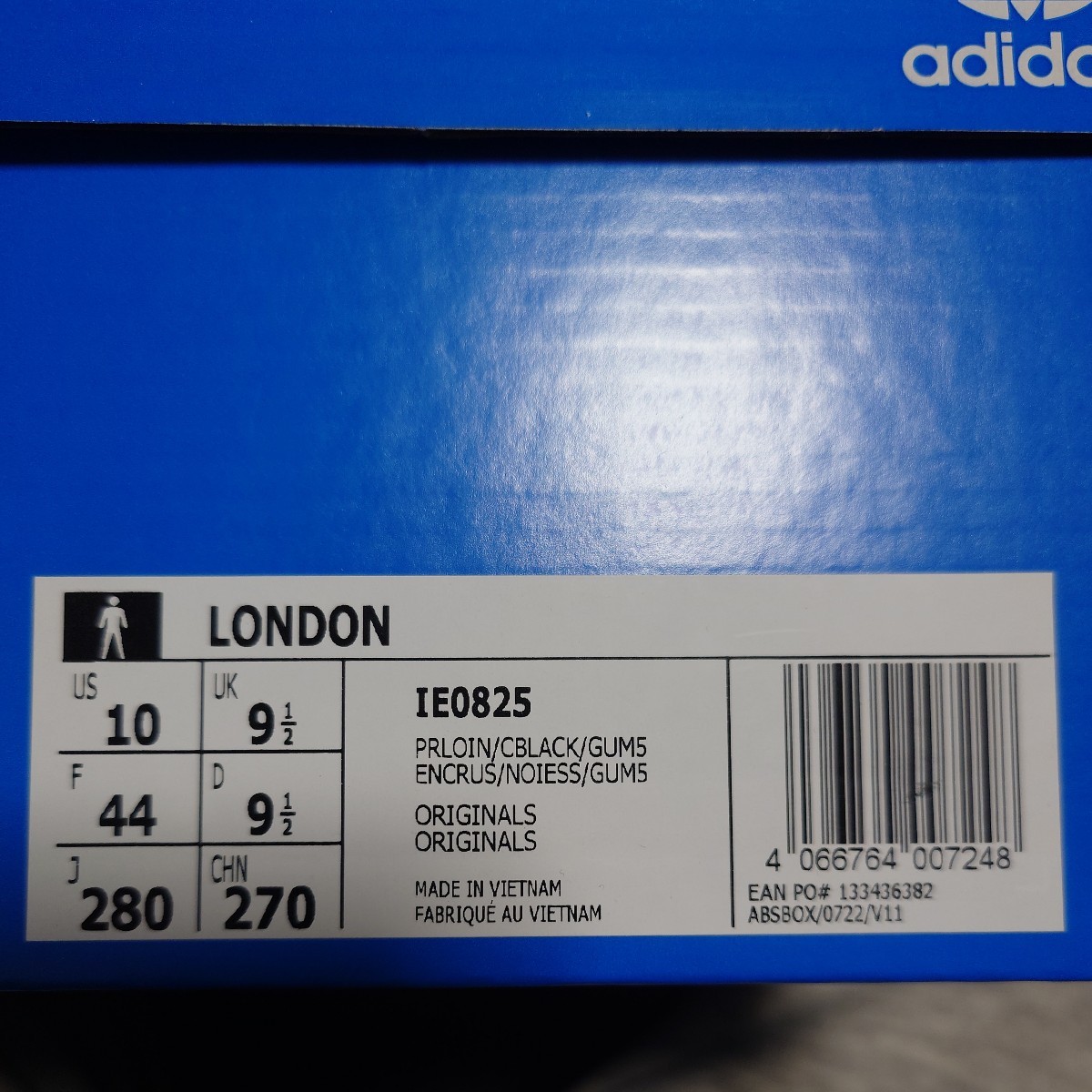 新品 未使用 アディダス adidas　ロンドン　28cm スニーカー ネイビー_画像7