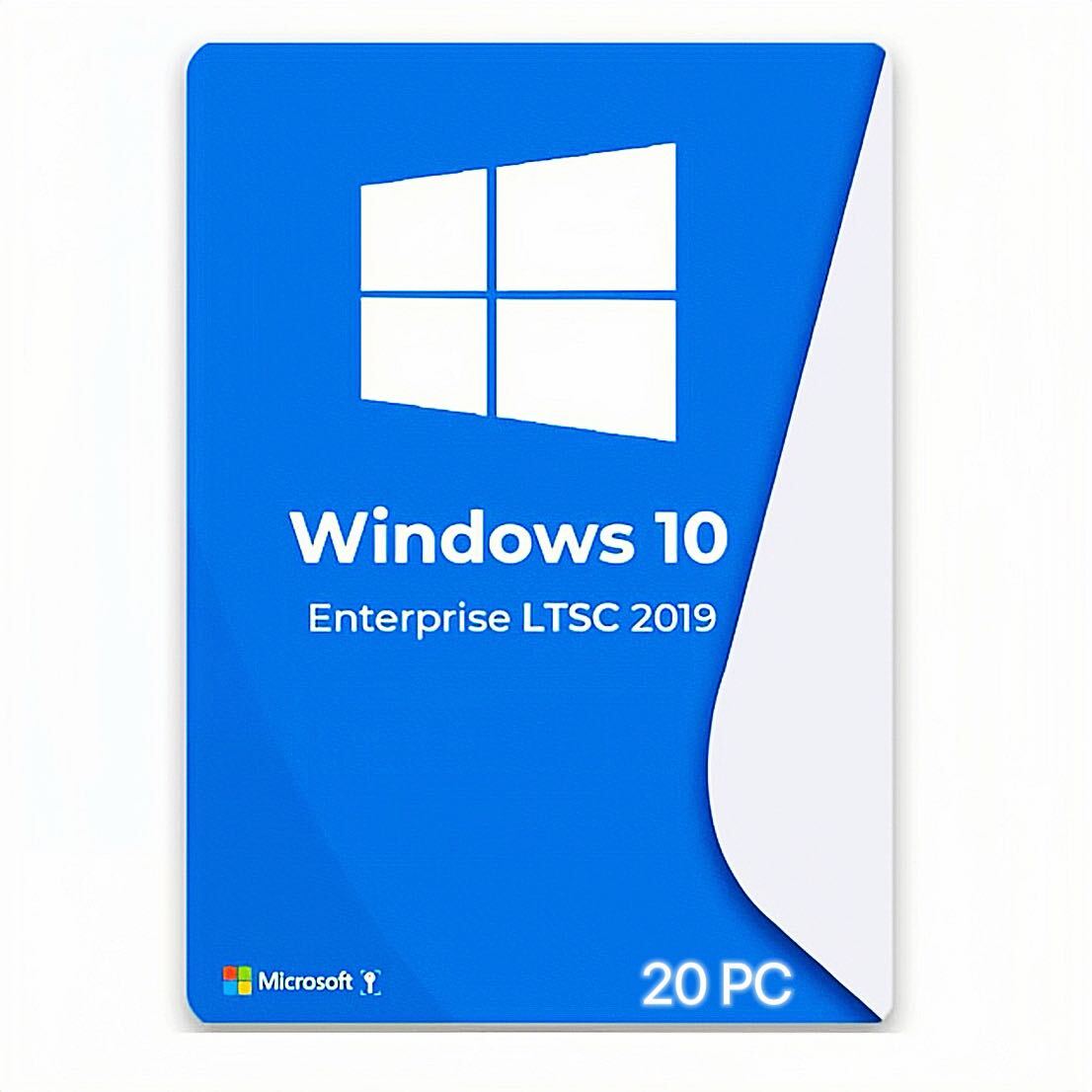 Windows 10 Enterprise LTSC 2019 正規日本語版20PC プロダクトキー認証保証_画像1