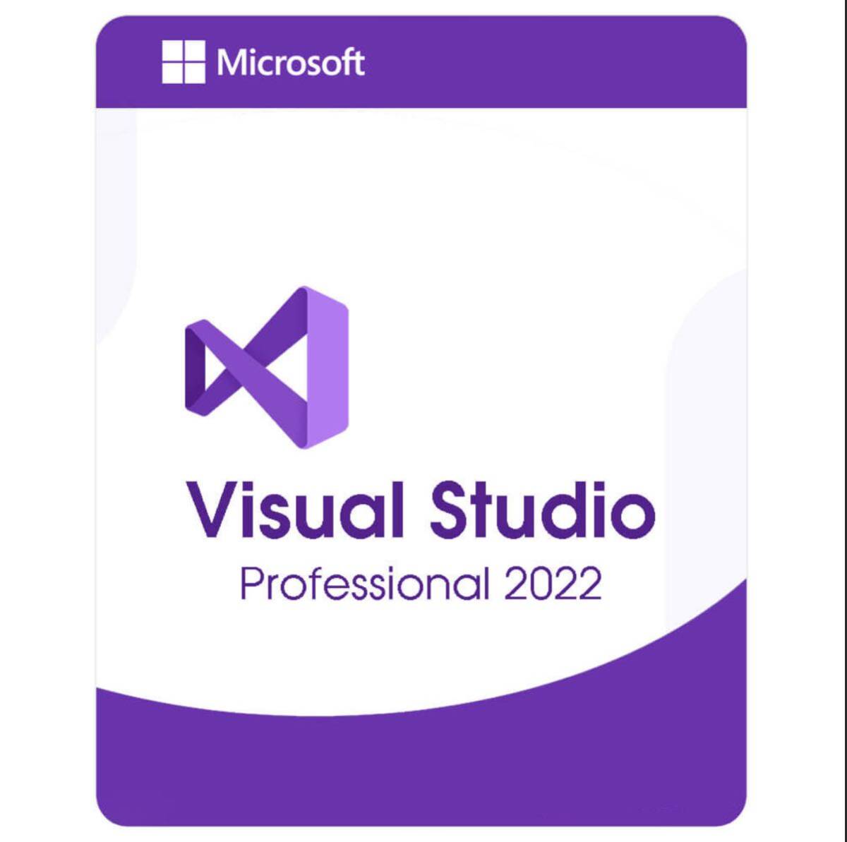 Microsoft Visual Studio Professional 2022 正規日本語版　リテール版プロダクトキー 認証保証_画像1