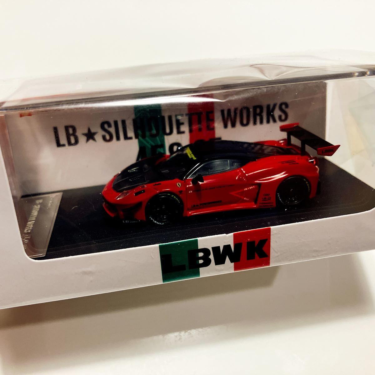 1/64 Star Model フェラーリ LBWK LB-Silhouette WORKS LB シルエットワークス 458GT 赤の画像5