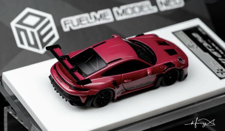 1/64 FuelMe TOPART ポルシェ 992 GT3 RS ruby red ルビーレッドの画像7