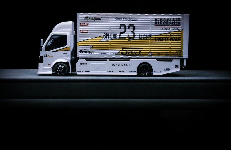 1/64 MicroTurbo LBWK Trucks livery 積載車 #23の画像8