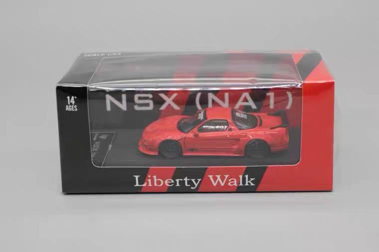 1/64 Star Model Liberty Walk HONDA ホンダ NSX LBWK 赤の画像6