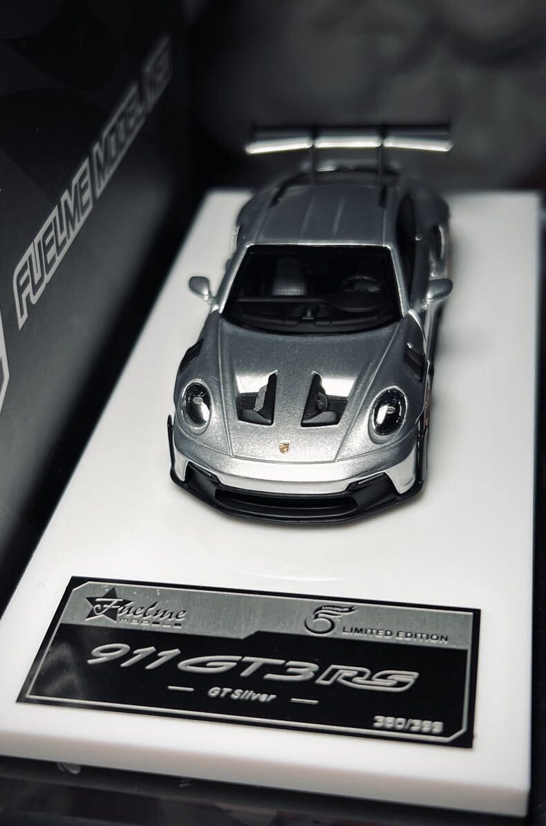 1/64 FuelMe TOPART ポルシェ 992 GT3 RS シルバーの画像5