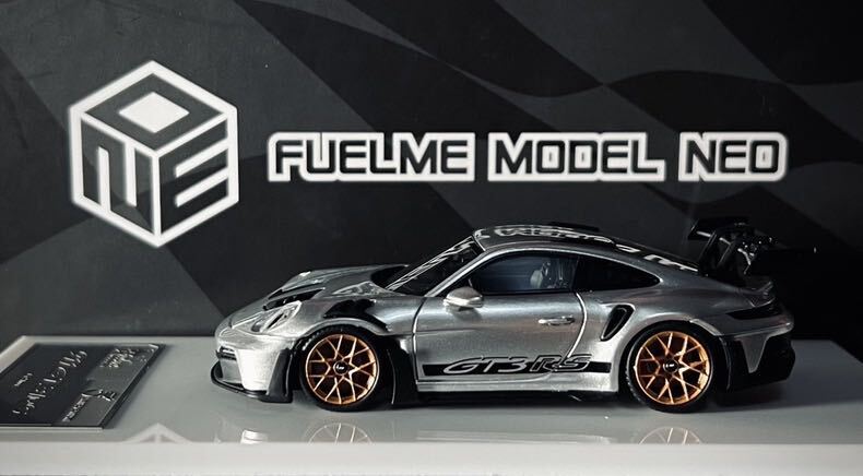 1/64 FuelMe TOPART ポルシェ　992 GT3 RS シルバー_画像2