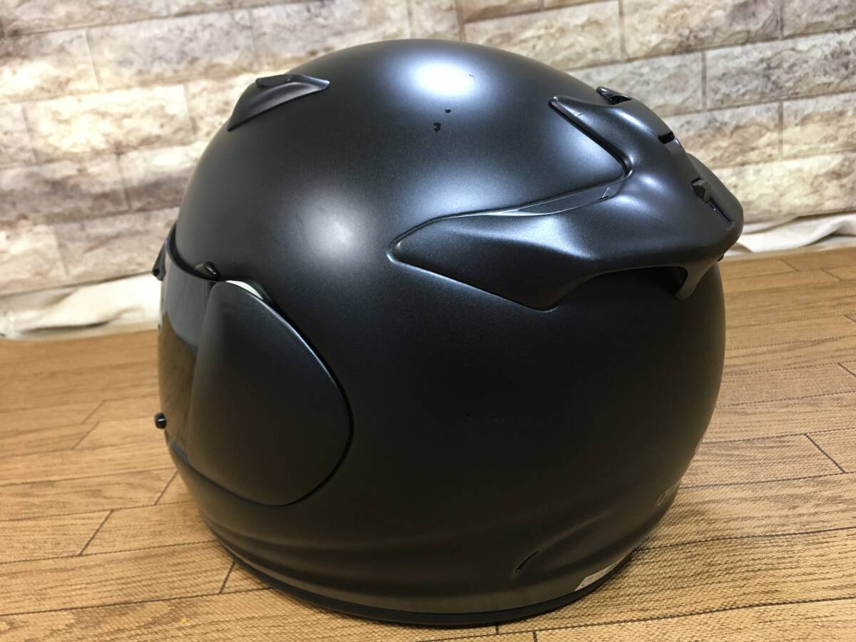 ARAI QUANTUM-J メタリックブラック フラットカラー 59-60ｃｍ Lサイズ_画像2