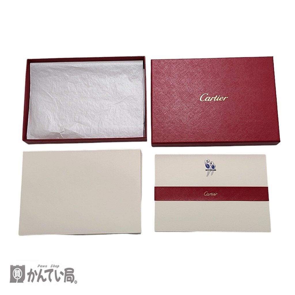 未使用 保管品 Cartier カルティエ レターセット メッセージカード10枚 封筒10枚 外箱有り 手紙 カードサイズ縦：約11ｃｍ×横：約16ｃｍ_カルティエ　レターセット