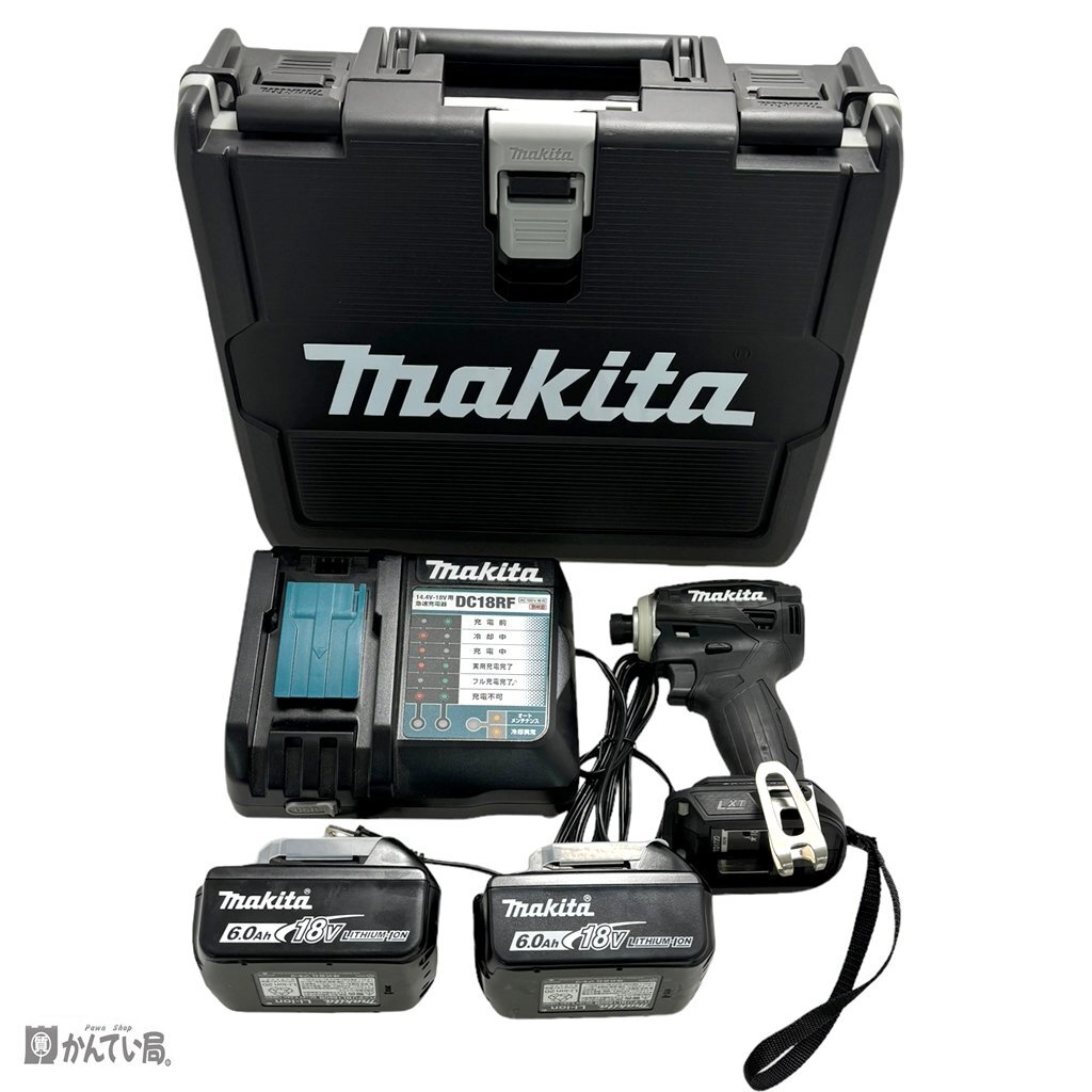 未使用 makita マキタ TD172DRGX 充電式インパクトドライバ 電動工具 充電式 バッテリー2個 充電器付属 ケース付属_マキタ 充電式インパクトドライバ