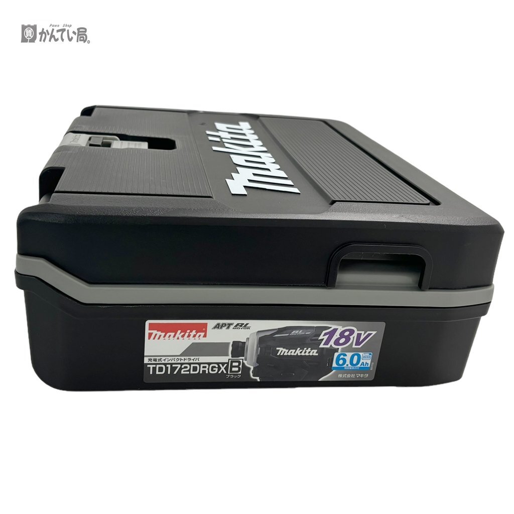 未使用 makita マキタ TD172DRGX 充電式インパクトドライバ 電動工具 充電式 バッテリー2個 充電器付属 ケース付属_マキタ 充電式インパクトドライバ