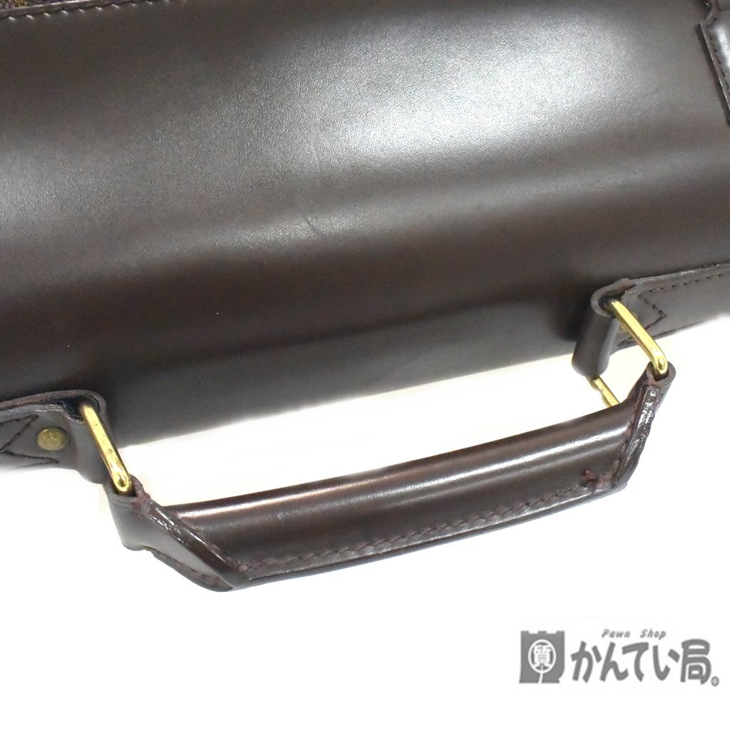 LOUIS VUITTON ルイ・ヴィトン N41130 ウエストエンドPM 2WAY ショルダーバッグ ハンドバッグ 大きめサイズ ダミエ エベヌ ボストンバッグ_ルイヴィトン N41130 ウエストエンドPM