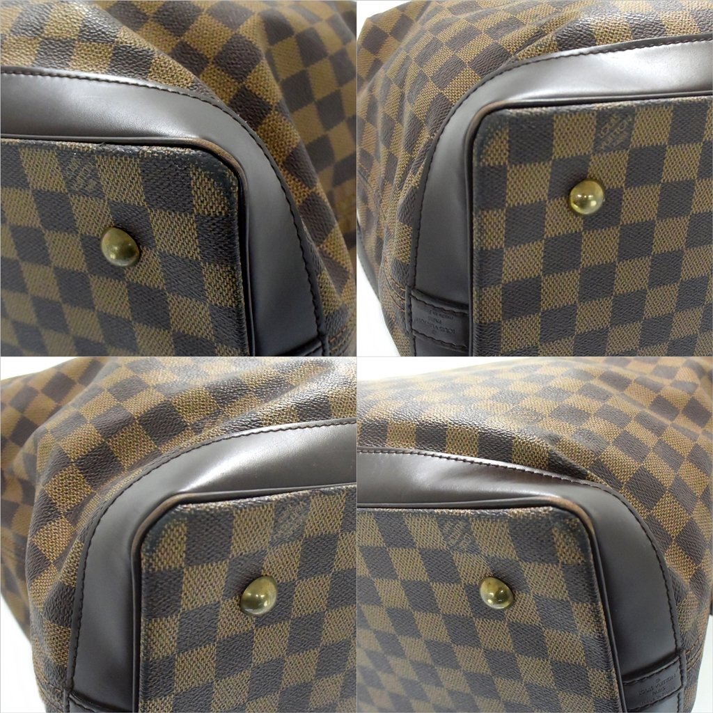 LOUIS VUITTON ルイ・ヴィトン N41130 ウエストエンドPM 2WAY ショルダーバッグ ハンドバッグ 大きめサイズ ダミエ エベヌ ボストンバッグ_ルイヴィトン N41130 ウエストエンドPM