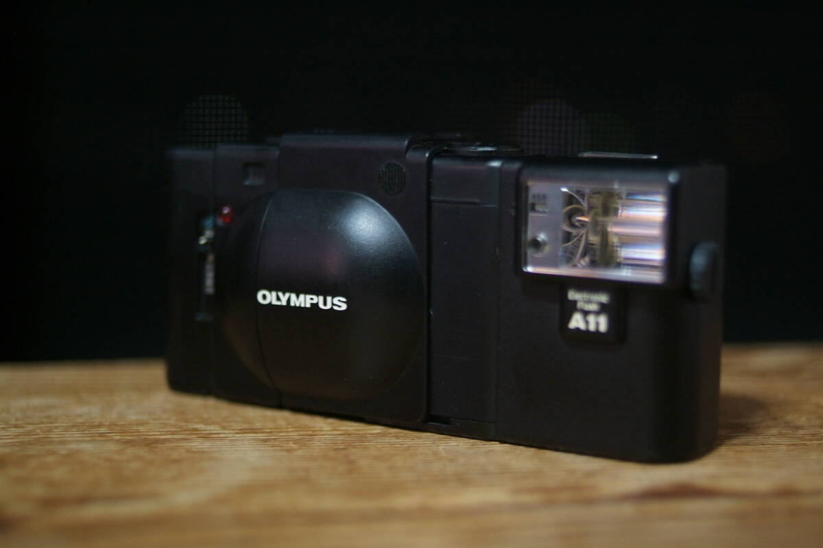 【317-4】OLYMPUS オリンパス XA A11 Electric Flash F-ZUIKO 35mm F2.8
