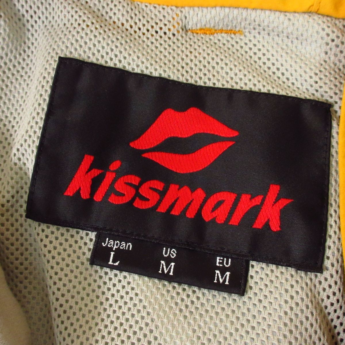 ◎kissmark キスマーク◆スノボパンツ スノーボード カーゴ ベンチレーション 防寒 撥水 W調節可能◆メンズ 黄色 Lサイズ◆S602_画像9