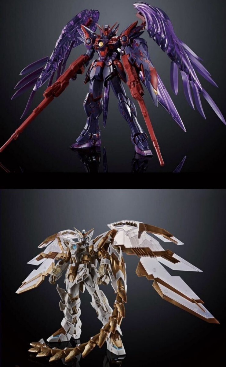 限定 MG 1/100 ウイングガンダムゼロEW CROSS CONTRAST COLORS / CLEAR PURPLE MG 1/100 ガンダムエピオンEW CROSS CONTRAST COLORS_画像1