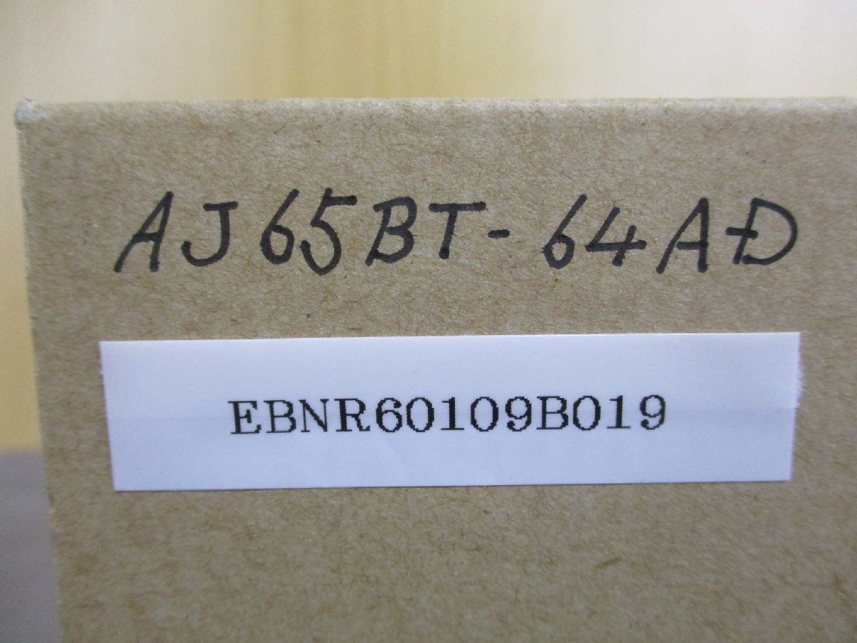 新古 MITSUBISHI A/D CONVERTER UNIT AJ65BT-64AD A/D 新古 MITSUBISHI A/D CONVERTER UNIT AJ65BT-64AD A/D