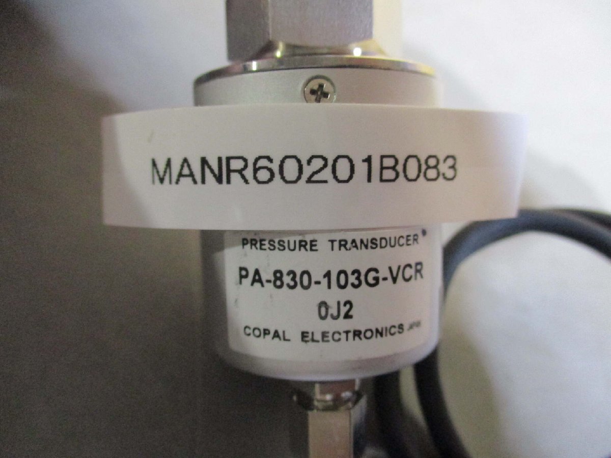 中古 COPAL PRESSURE TRANSDUCER PA-830-103G-VCR 0J2 (MANR60201B083)_画像5