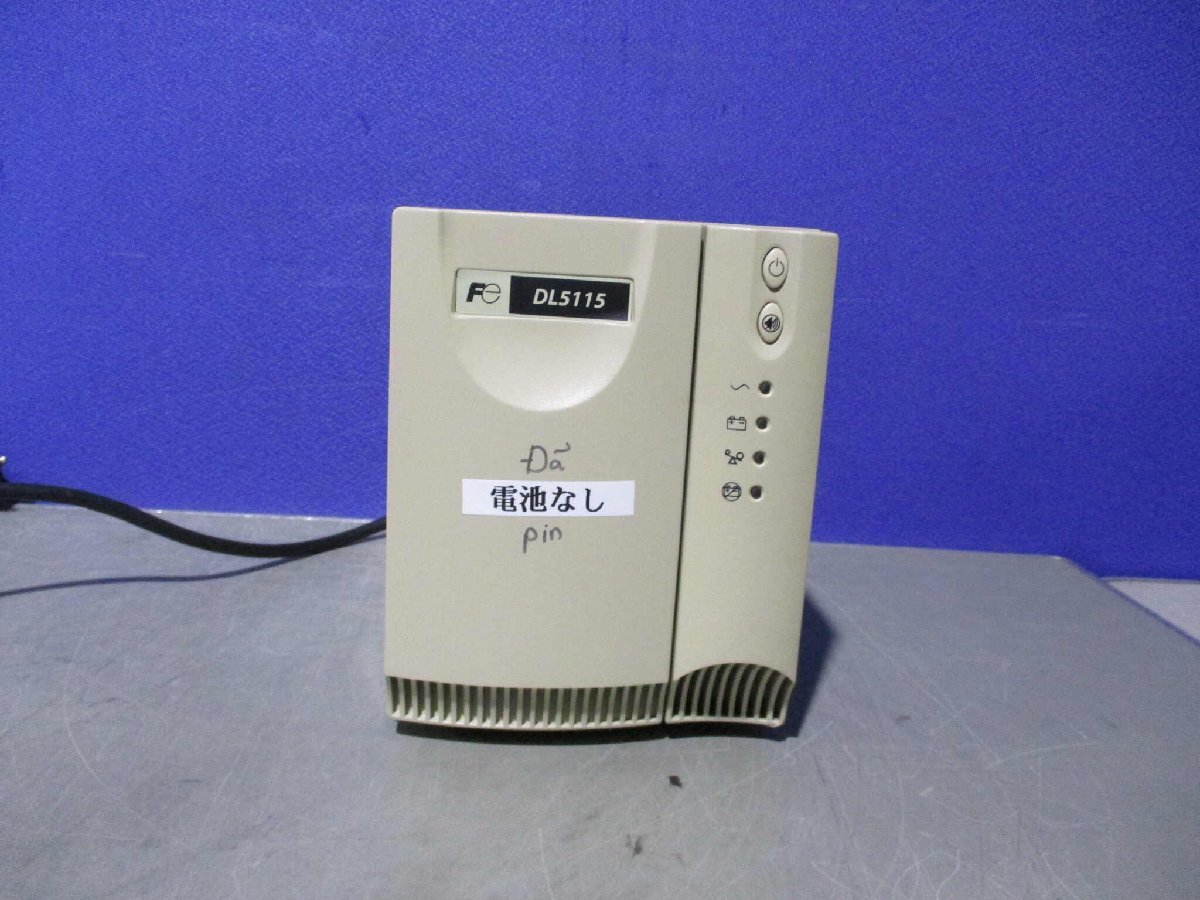 中古 FUJI DL5115-500JL 小形無停電電源装置 500VA/320W (JBDR60116D015)_画像3