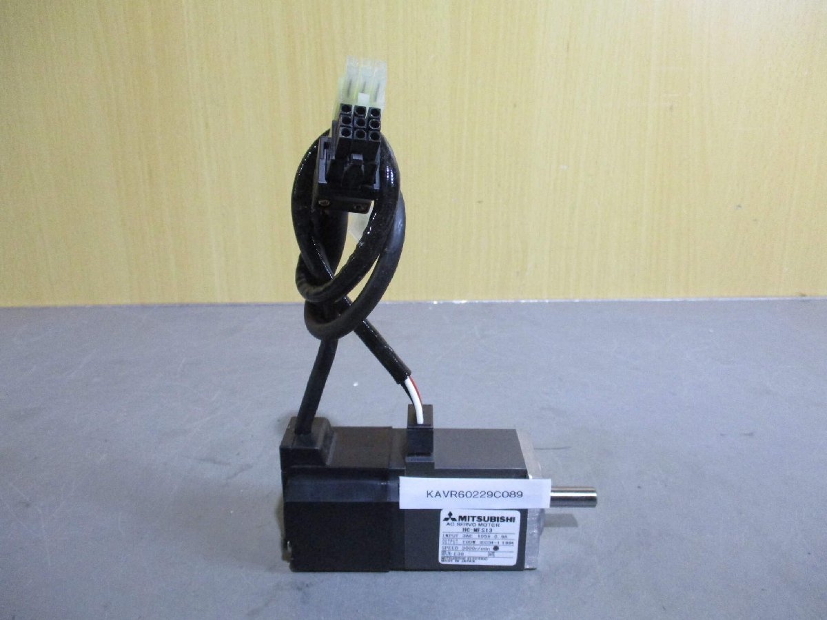 中古 MITSUBISHI AC SERVO MOTOR HC-MFS13 サーボモータ 100W 中古 MITSUBISHI AC SERVO MOTOR HC-MFS13 サーボモータ 100W