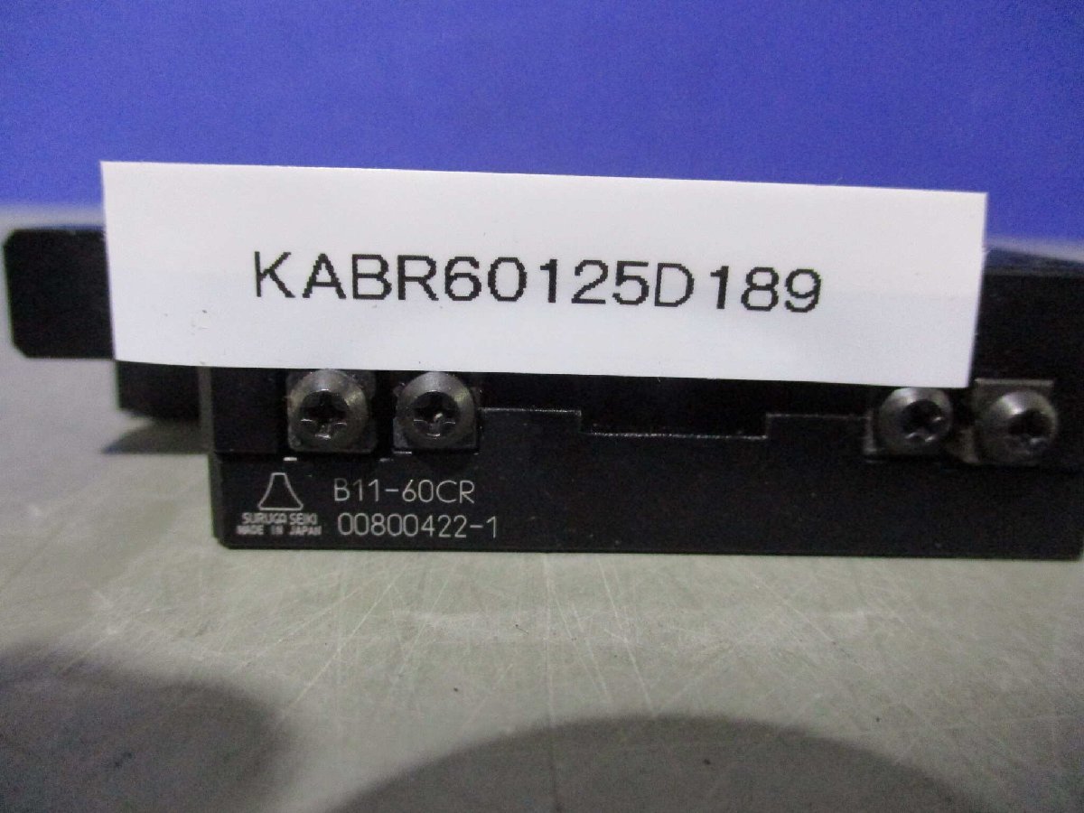 中古 SURUGA SEIKI B11-60C X -axis cross roller guide / standard (KABR60125D189)_画像4