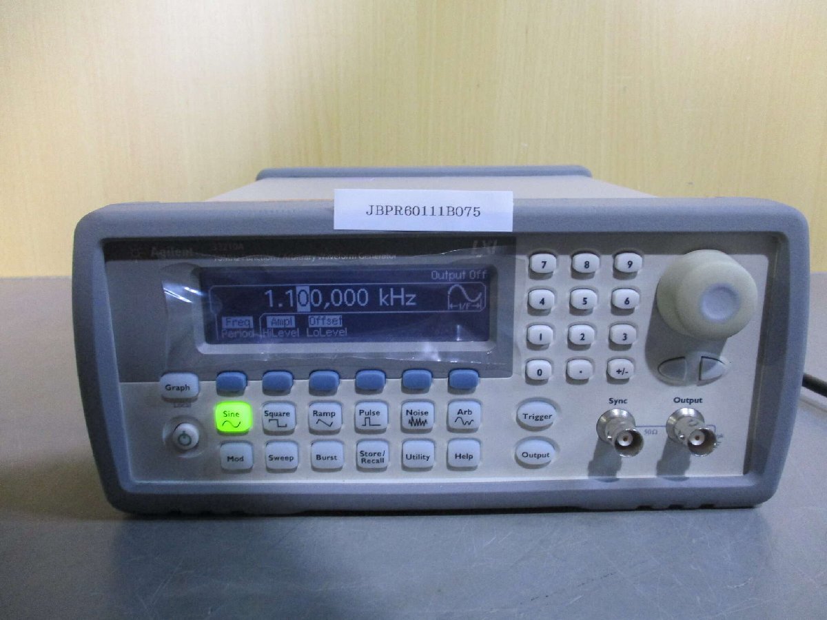 中古 AGILENT 33210A MY48009201 ファンクションジェネレーター (JBPR60111B075)